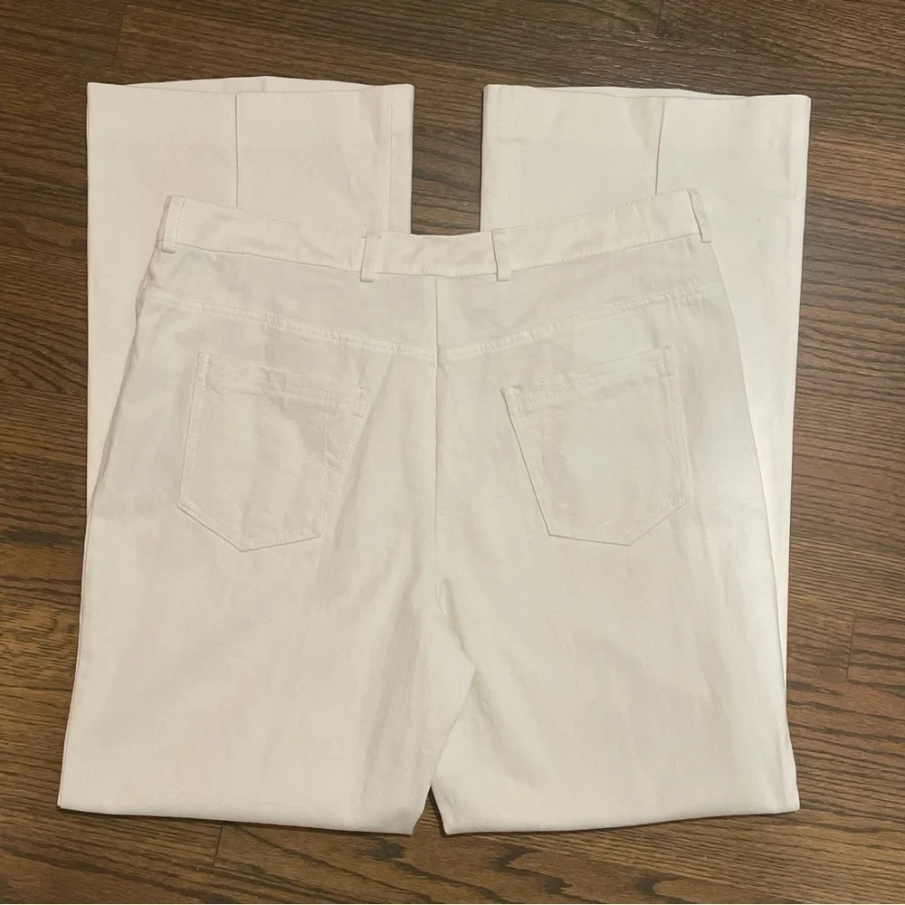 Akris Magda Cotton-Silk Straight-Leg Jeans - Picture 8 of 9